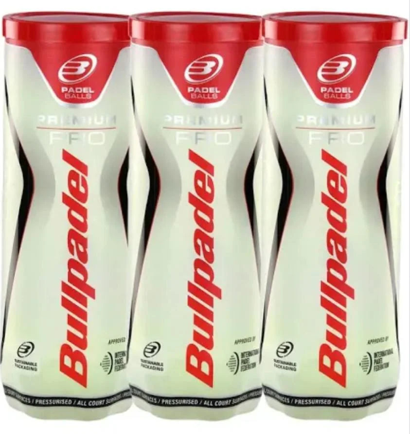 Bullpadel Premium Pro 3 tubes of balls