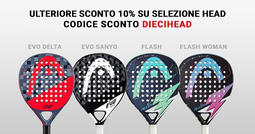 sconto su racchette head